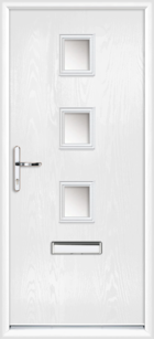 Lincoln composite front doors