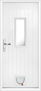 Cumbria composite doors with catflaps