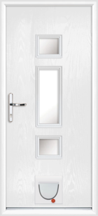 Hampton composite doors with catflaps