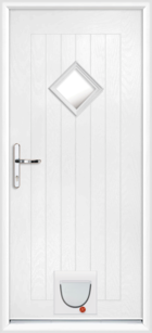 Suffolk composite doors with catflaps