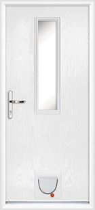 Pembroke composite doors with catflaps