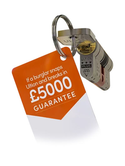 Ultion 3-Star PLUS lock with £5000 guarantee