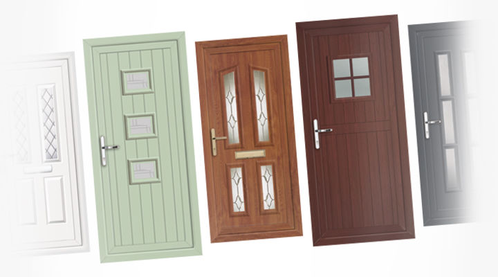 UPVC Doors in different colours