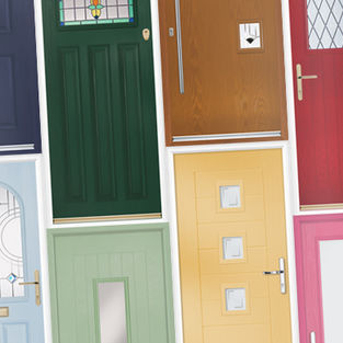 Composite door colours