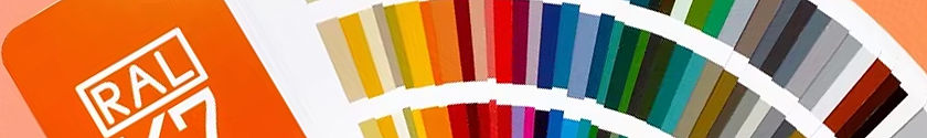 RAL colour swatches