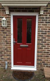 Dorset Anice red composite front door