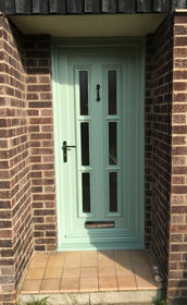 Havering Arbon 6 chartwell green upvc front door