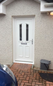 Croydon Sidra white upvc front door