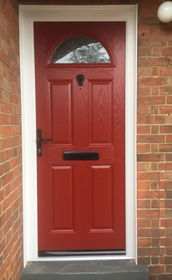 Surrey Anice red composite front door