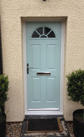 Essex duck egg blue composite front door