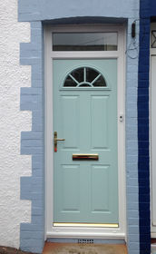 Essex duck egg blue composite front door