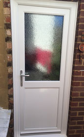 Plymouth Attina white upvc back door