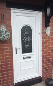 Lewisham Empress white upvc front door