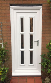 Havering Arbon 6 white upvc front door