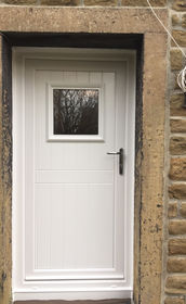 Wandsworth Esmie white upvc back door