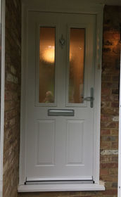 Dorset Anice white composite front door