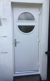 Halifax Anice white composite back door