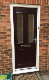 Dorset Anice rosewood composite front door