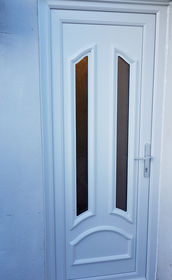 Stafford Dakota white upvc back door