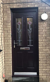 Dorset Ronay rosewood composite front door