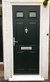 Sussex Anice green composite front door