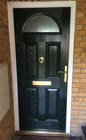 Surrey Anice green composite front door