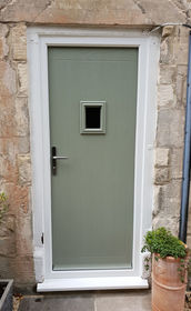 Cheshire Anice olive composite back door