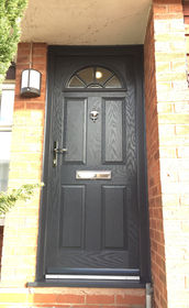 Essex anthracite grey composite front door