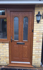 Somerset Anice oak composite front door