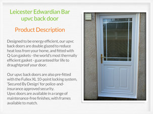 Pvc back door fitters in Ramsbottom