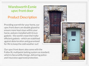 Upvc front doors Holmfirth