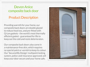 Composite back doors Winchester