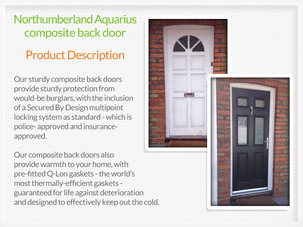 Composite back doors Winchester