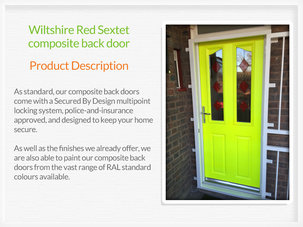 Composite back doors Winchester