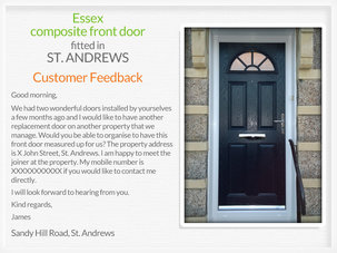 Composite front doors St. Andrews