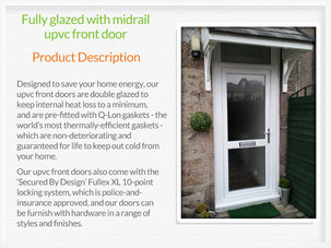 Upvc front doors suppliers and installers in Rutherglen