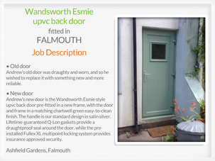 Door suppliers and fitters in Falmouth