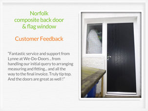 Composite back doors fitted in Harwich