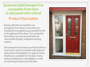 Composite front door fitters in Egham