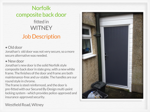 Door suppliers and fitters in Witney