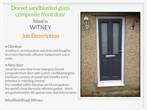 Composite front doors Witney