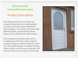 Composite back doors Kempston