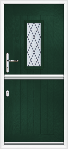 Cumbria diamond lead composite stable door 