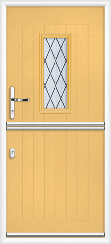 Cumbria diamond lead composite stable door 