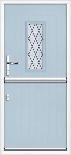 Cumbria diamond lead composite stable door 