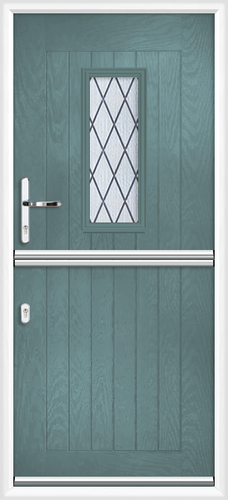 Cumbria diamond lead composite stable door 