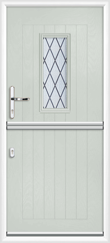 Cumbria diamond lead composite stable door 