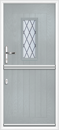 Cumbria diamond lead composite stable door 