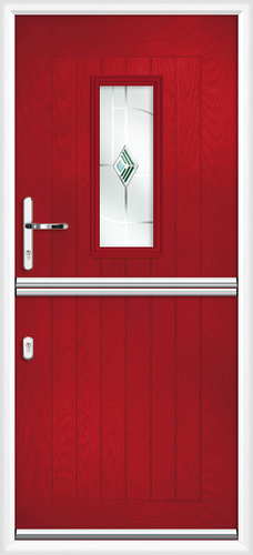 Cumbria green cavana composite stable door 