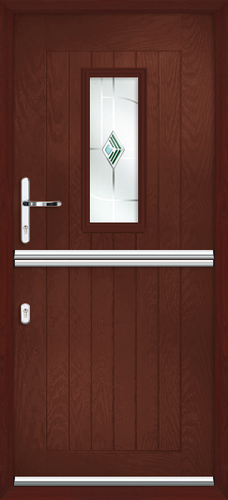 Cumbria green cavana composite stable door 